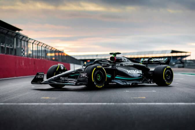 Petronas Syntium en el Mercedes AMG Petronas F1
